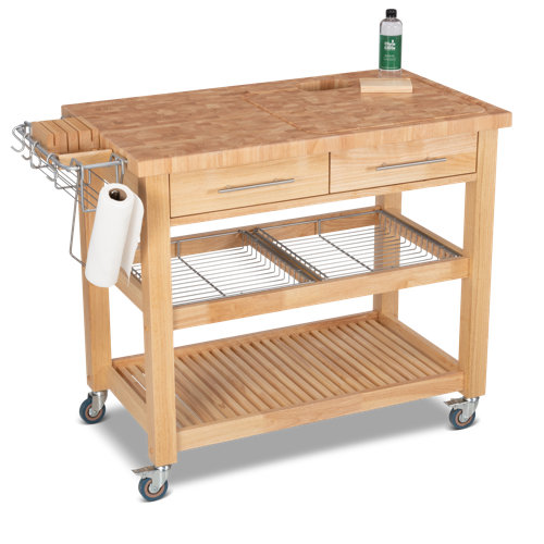 Wayfair Butcher Block Kitchen Islands & Carts You'll Love in 2024